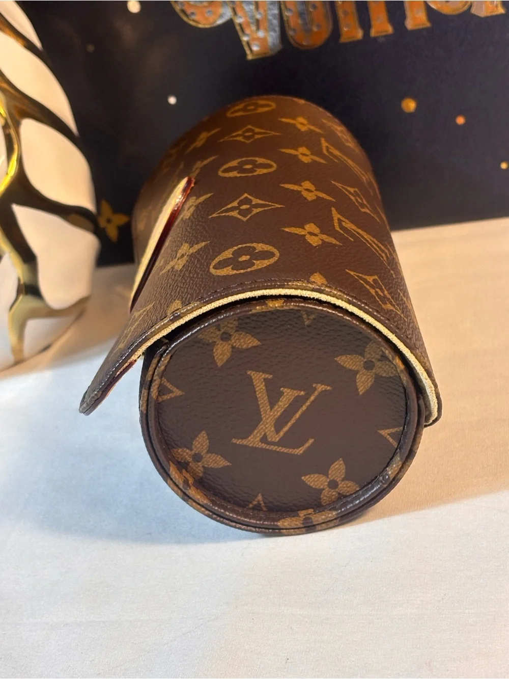 Beautiful Louis Vuitton 3 Watch Monogram Case